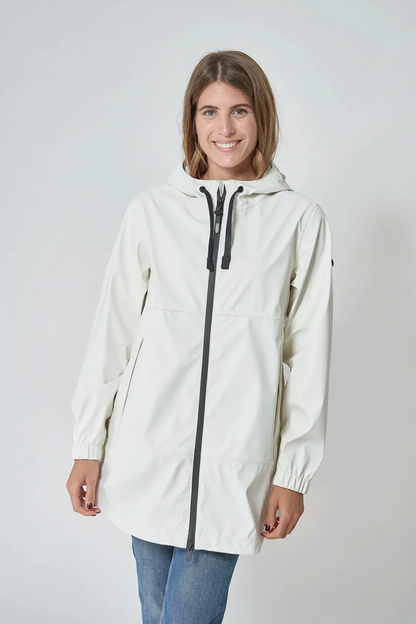 C3215 White Front Zipped