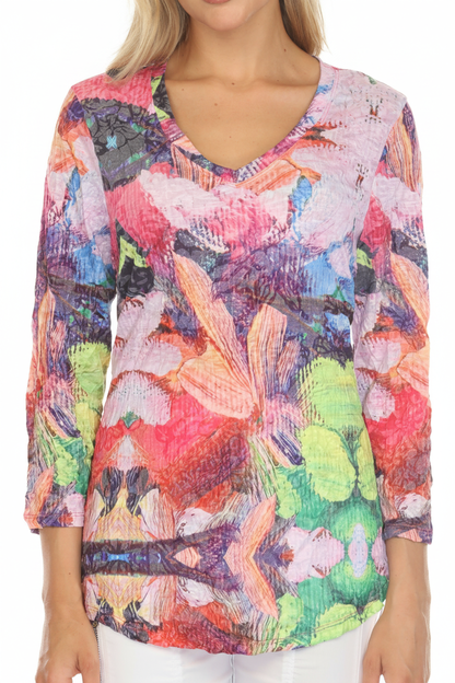 CA16032 V-Neck Top - Image 1
