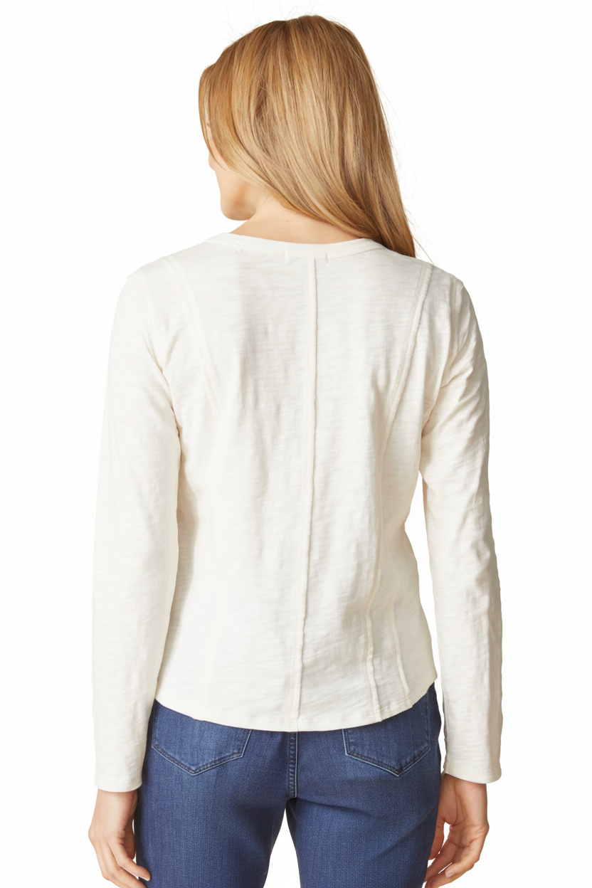 Cream back - white background