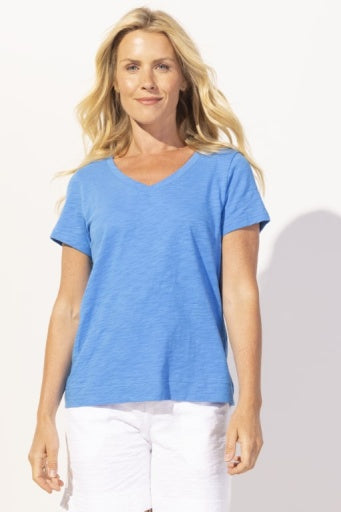 Escape Peruvian Cotton V-Neck Tee