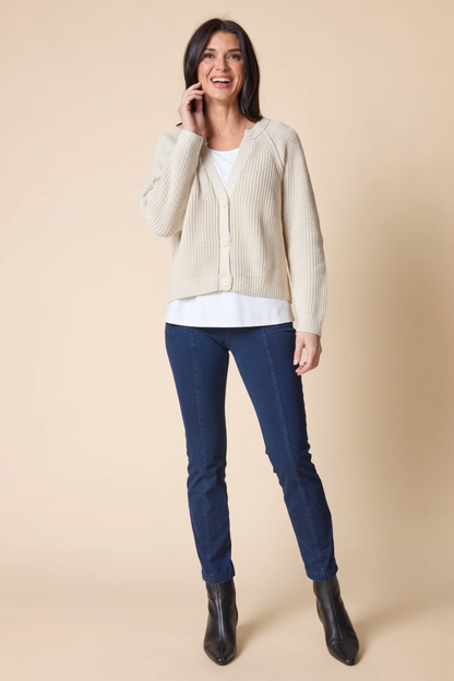 Fireside Shaker Cardigan Full Length