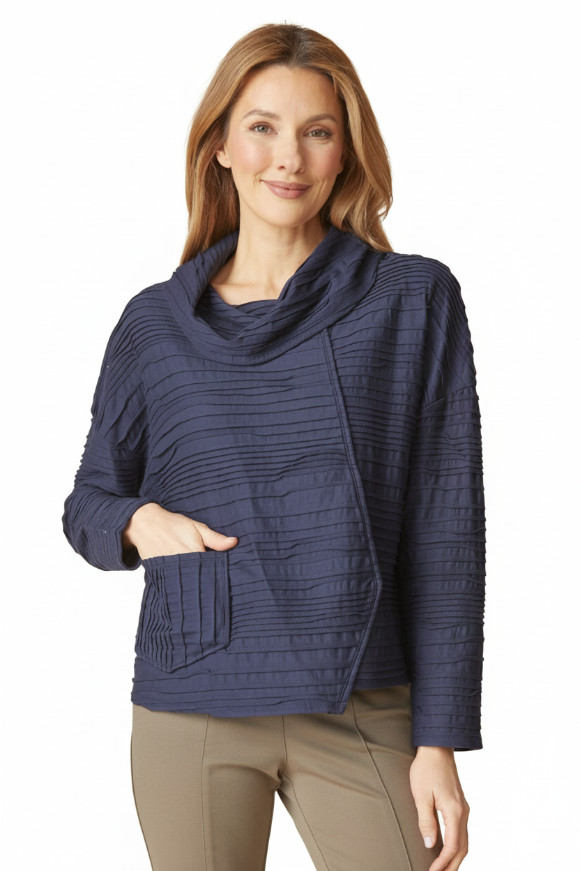 Front pocket - white background