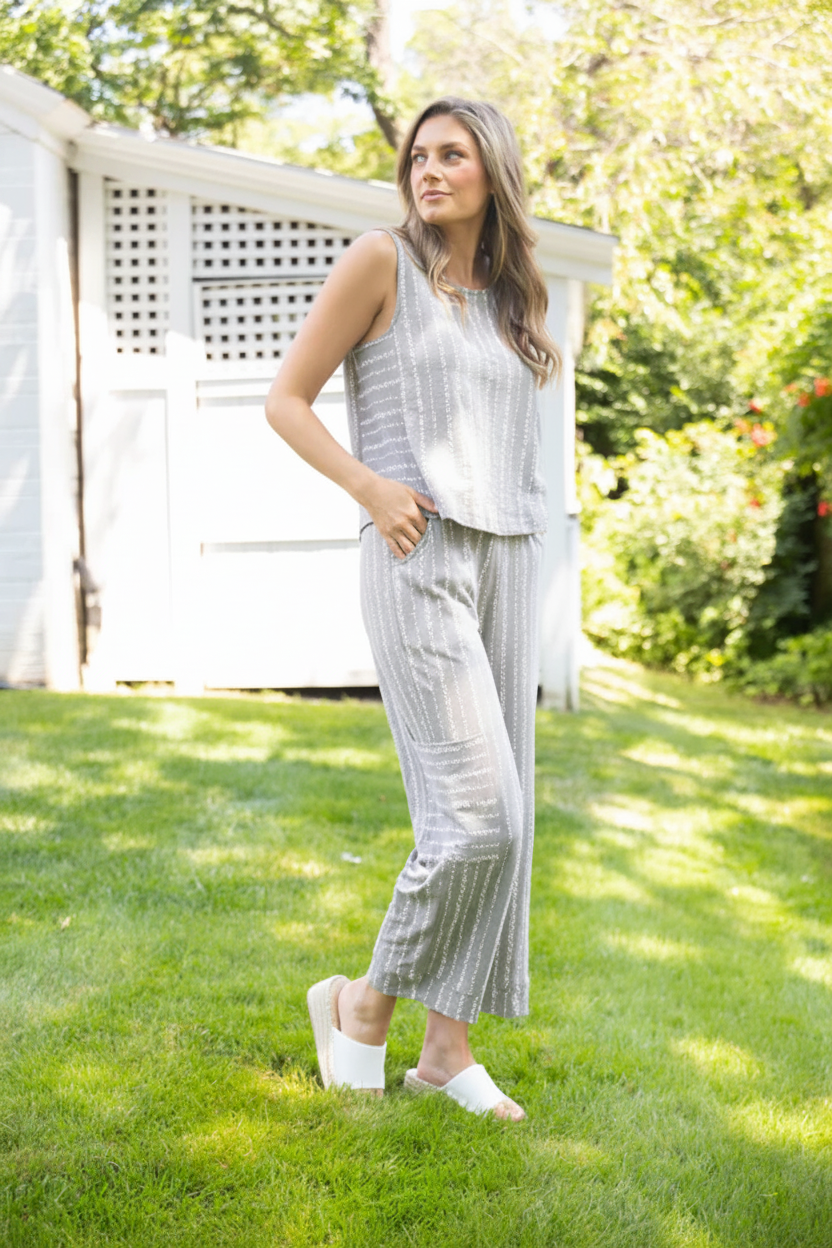 Full length grey white bg