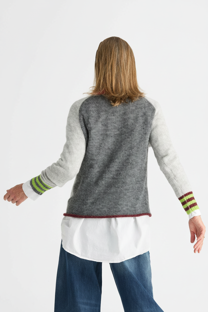 Grey marl back sharpened 2:3