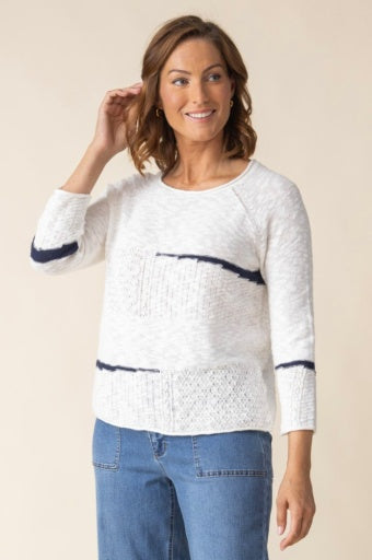 Habitat Spring Speckle Boatneck Pullover