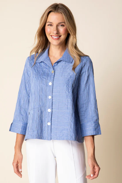 Habitat Santorini Wavy Stripe Shirt