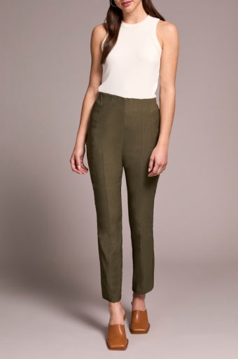 Tribal Pull On Flatten It Slim Leg Ankle Pant-NEW