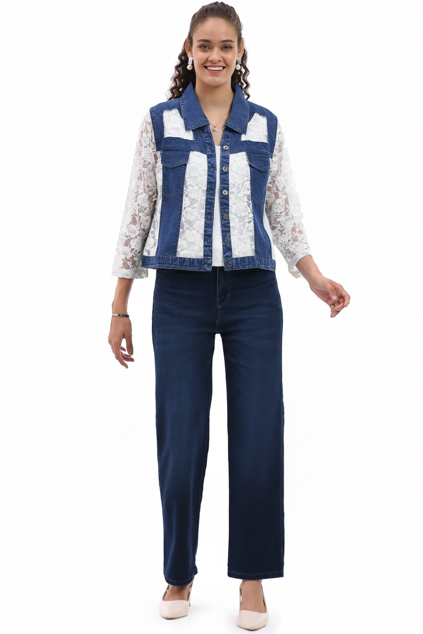 Lacey Collar Jacket Front