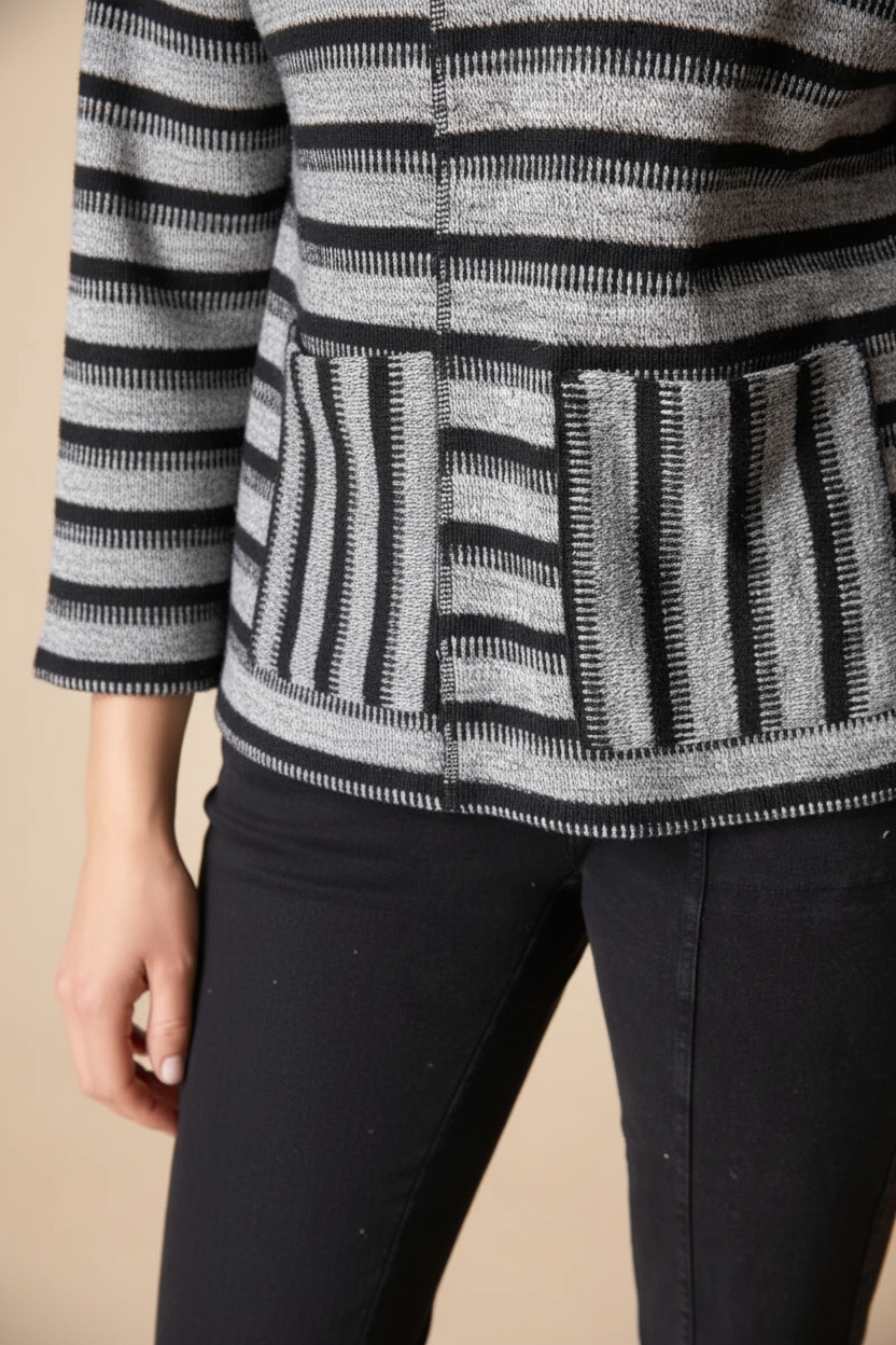 Line Up Cardigan – Pocket Detail