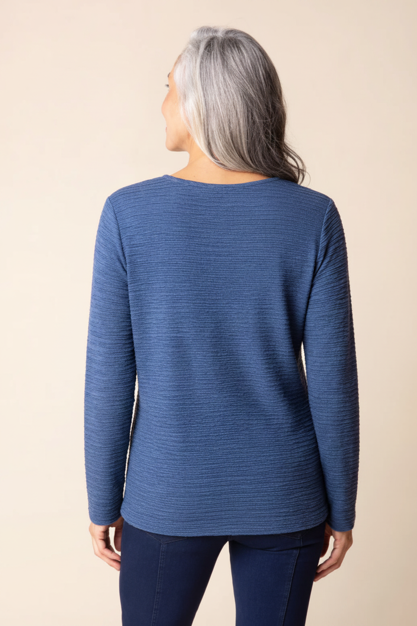 Lustre Lines V-Neck Back