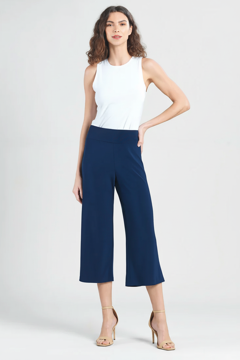 Navy Culottes Front