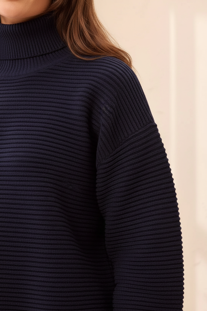 Navy Drop Shoulder