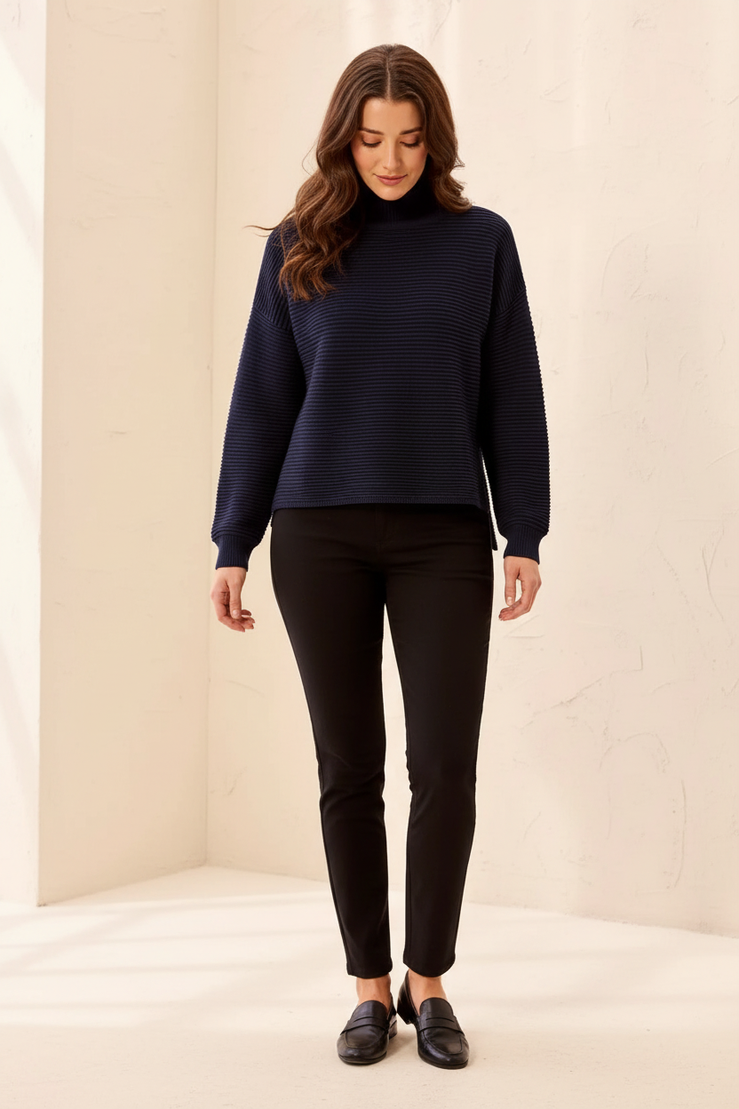 Navy Full Length