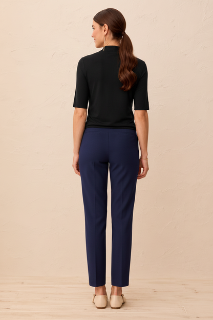Navy Trousers Back