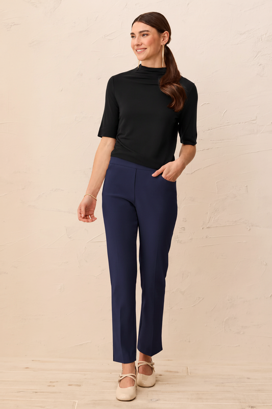 Navy Trousers Front