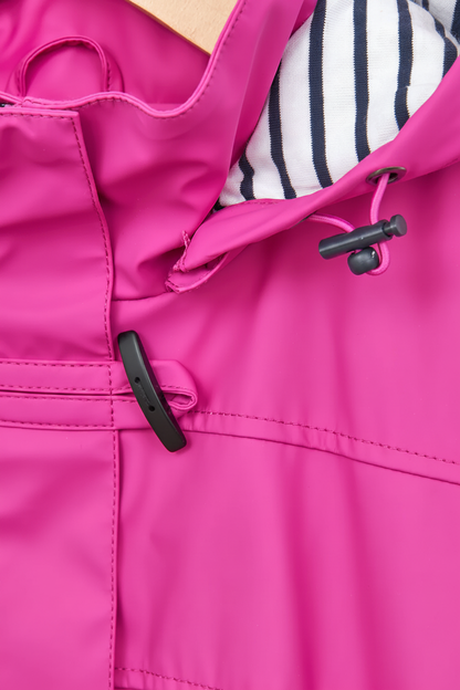 Pink Jacket Toggle Detail