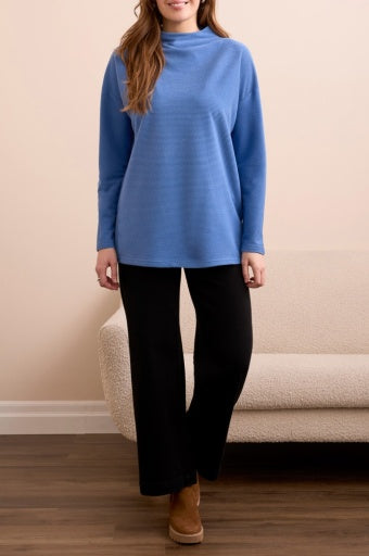 Tribal Funnel Neck Tunic-NEW