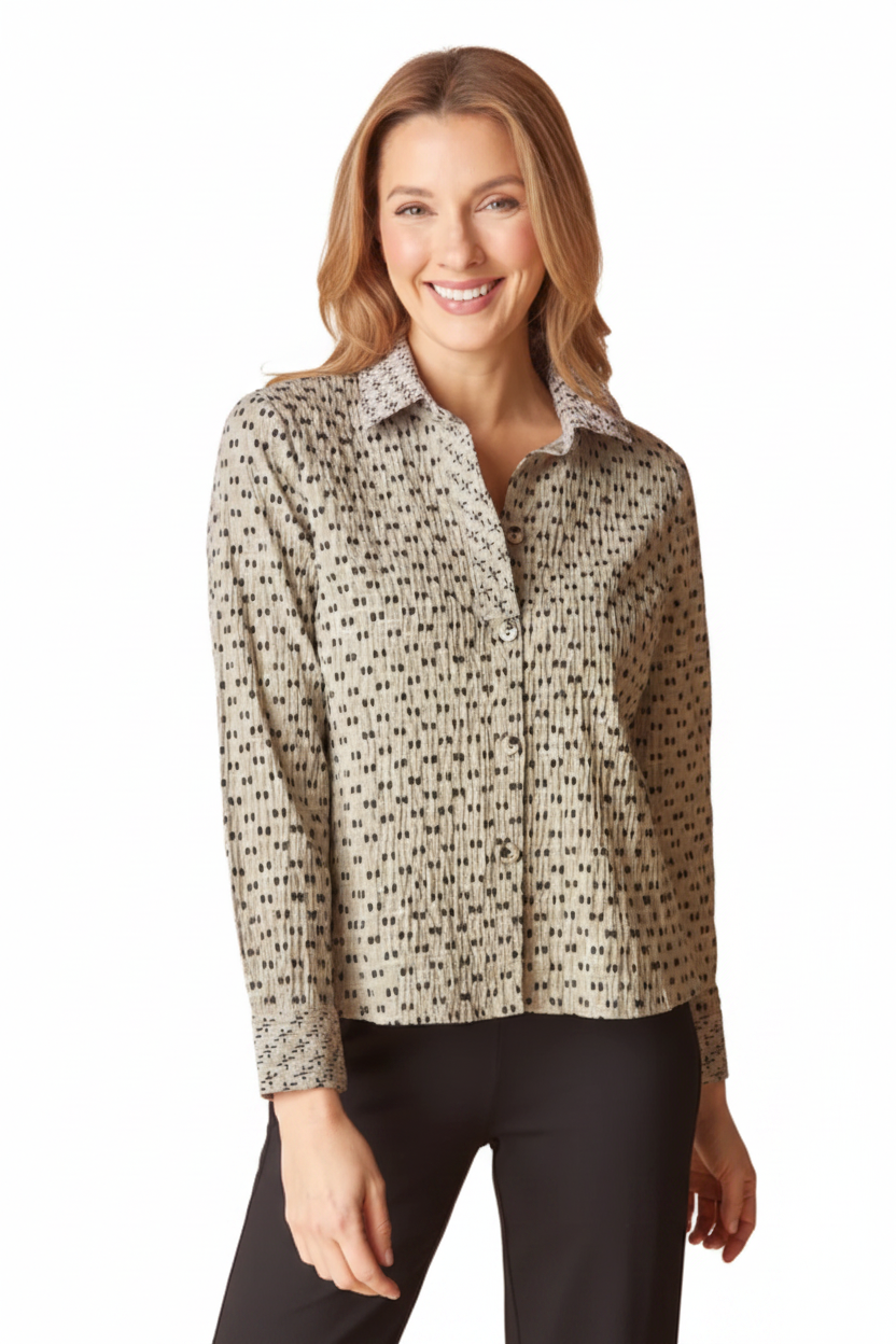 Taupe front - white background