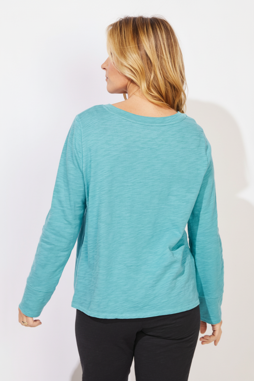 Teal back