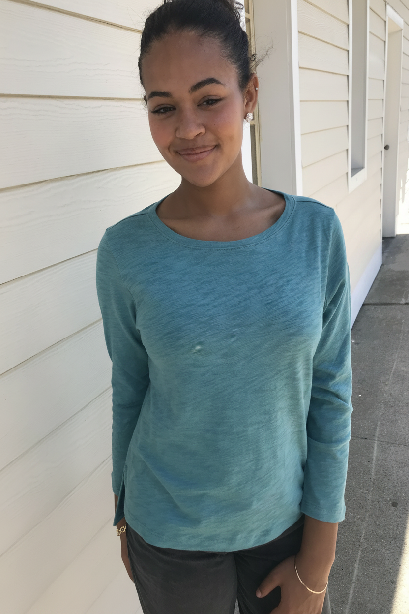 Teal front
