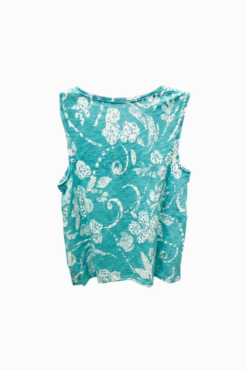 Teal Tank Back Rotated
