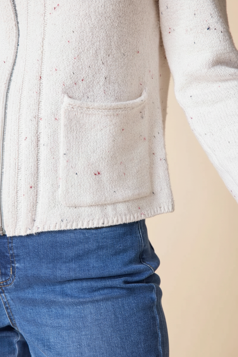 Tweed Cardigan – Pocket Detail