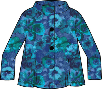 Habitat Abstract Floral Retro Jacket