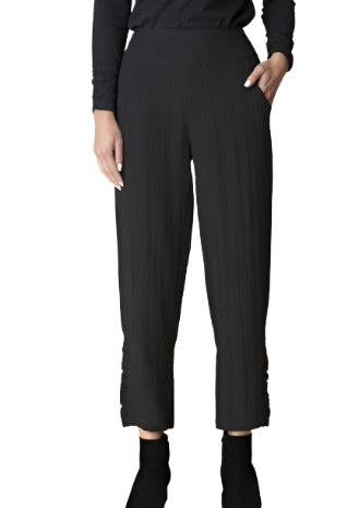 Habitat Express Solid Ruched Ankle Pant