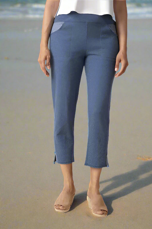 Habitat Vaca Mixed Stripes Pocket Capri