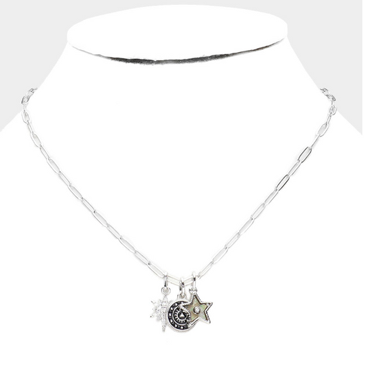 PDN091  Necklace With Charms