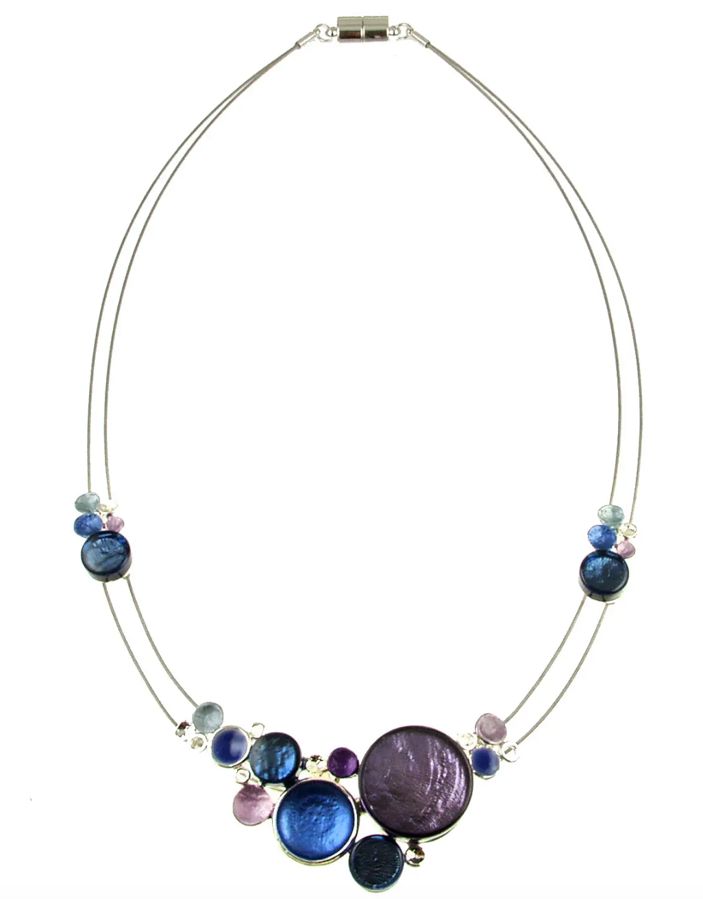 Origin Dots Necklace-Purple
