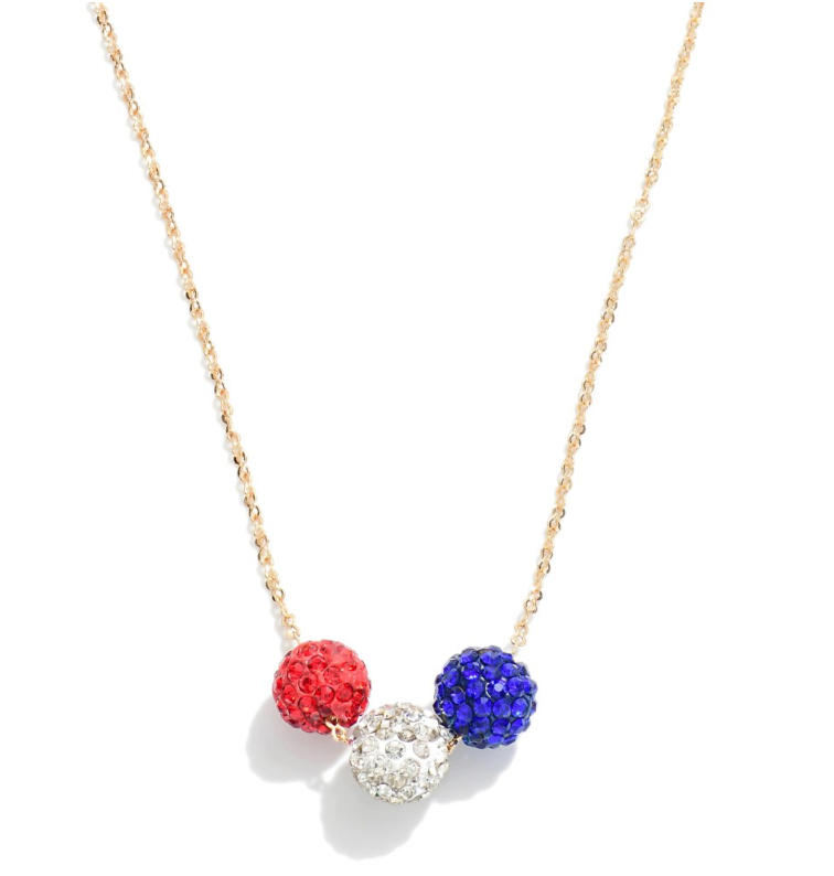 Red,White & Blue Necklace